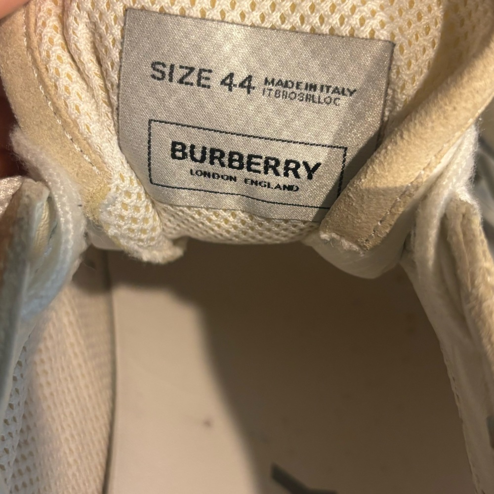 Burberry Regis Mixed Media Runway Sneakers🔥🔥🔥 - Picture 7 of 8